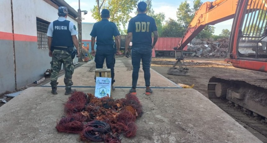 Desarticulan red de robo de cobre que afectaba suministro eléctrico