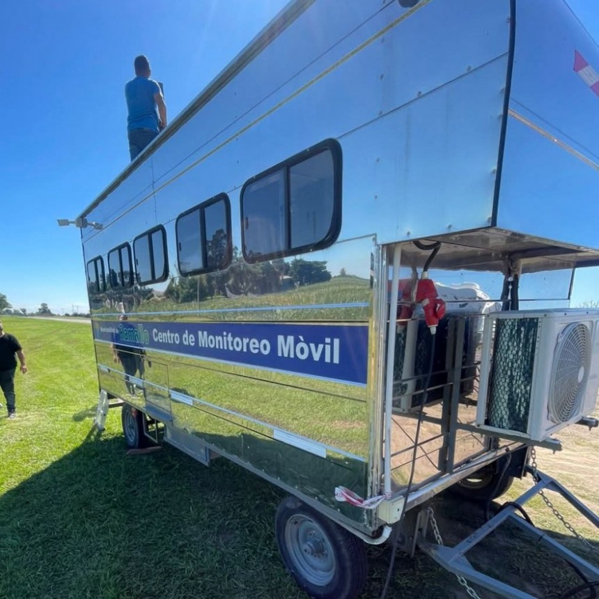 Refuerzan la vigilancia rural con un centro de monitoreo m&oacute;vil en Ramallo