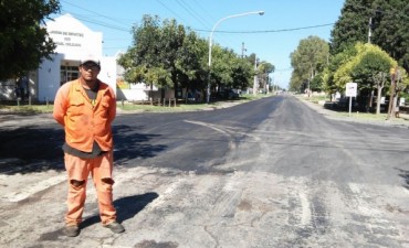 Reparación en el acceso Maiztegui