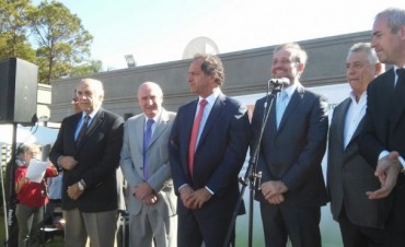 El Gobernador Daniel Scioli en Ramallo