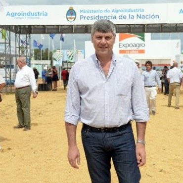 Expoagro 2016: El Ministro Buryaile dialog&oacute; con los productores