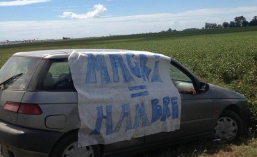 Una de las imágenes afuera de Expoagro