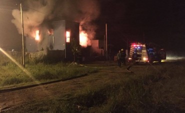 Incendio en Villa Ramallo
