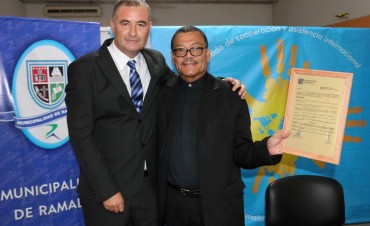 El embajador de Nicaragua visitó Ramallo