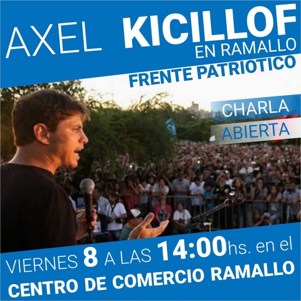 Kicillof en Ramallo