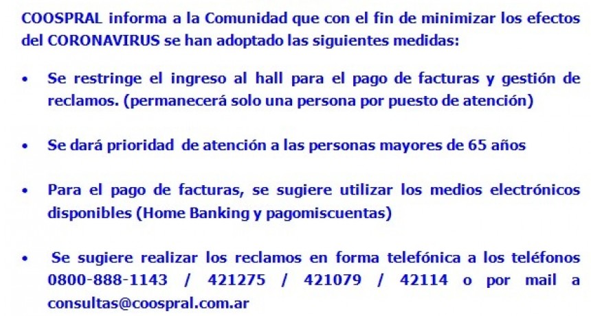 Coospral Informa