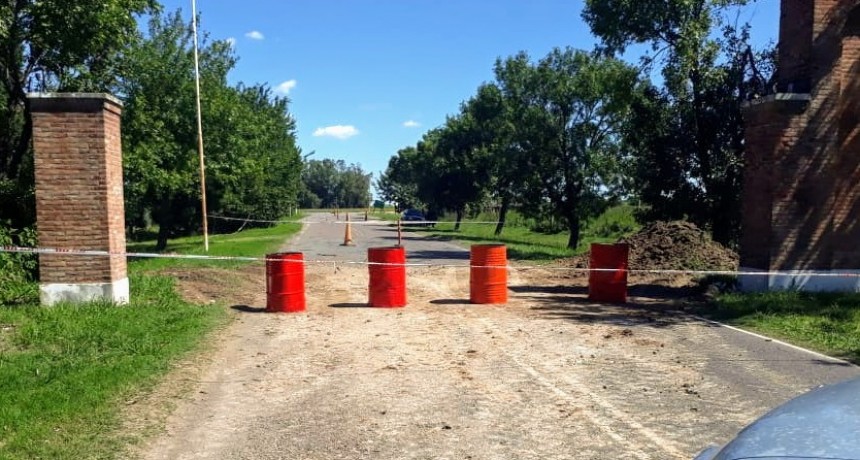 Se cerró pero sin montículos de tierra el acceso Maiztegui