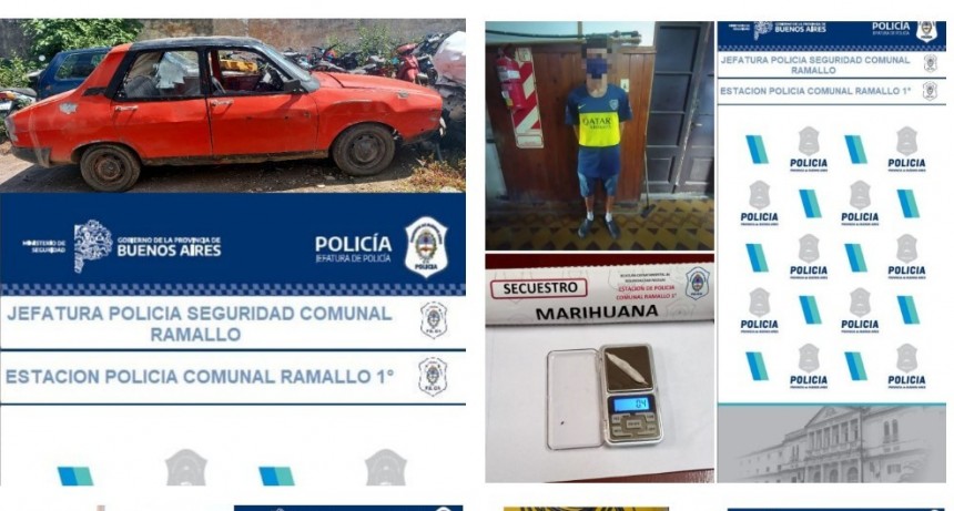 Detenidos por amenazas e infracción a la ley de drogas