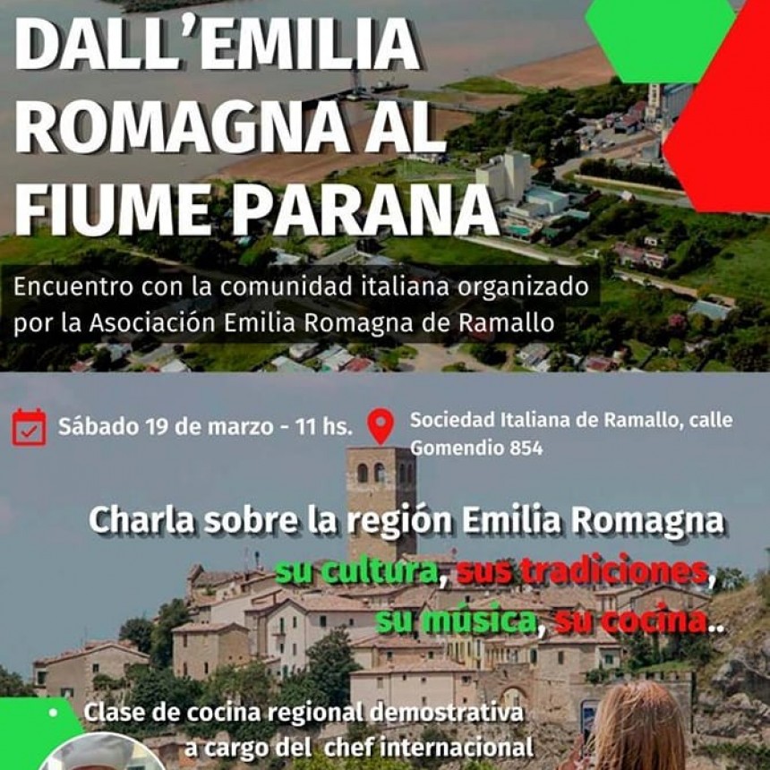 Un pedacito de Emilia Romagna se muda a Ramallo