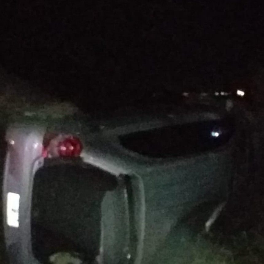 Vuelco sin consecuencias