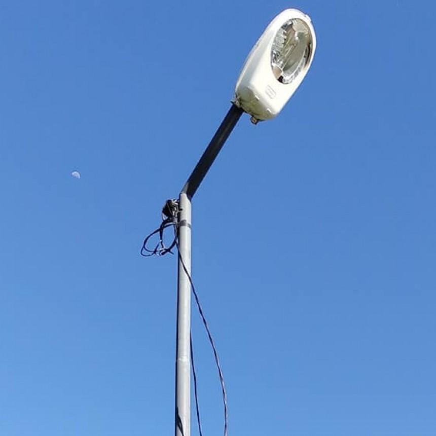 Se robaron parte del tendido eléctrico público en Sánchez