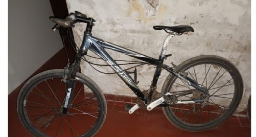 Un menor fue detenido y luego recupero la libertad por un hurto de dos bicicletas