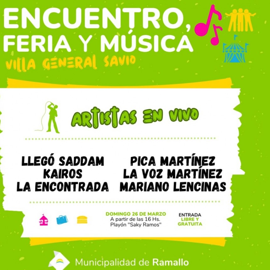 Villa General Savio se prepara para vivir un domingo de fiesta