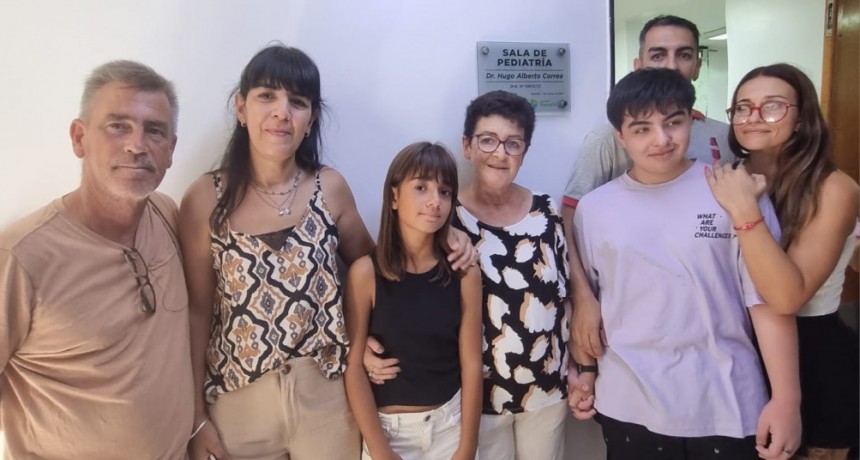 Emotivo homenaje al Dr. Hugo Alberto Correa en el Hospital Gomendio