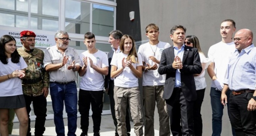 Kicillof inaugur&oacute; la Escuela T&eacute;cnica N&deg; 2: &ldquo;La educaci&oacute;n es la herramienta para el futuro&rdquo;