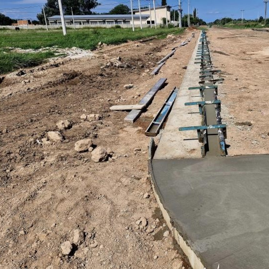 Avanzan las obras públicas en Ramallo 