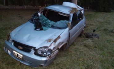 Impresionante vuelco en el camino de la costa