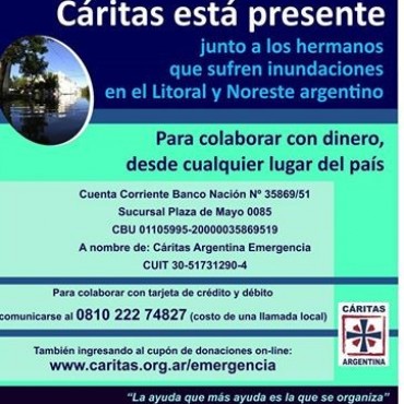 Cáritas está presente