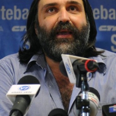 Baradel este viernes en Ramallo