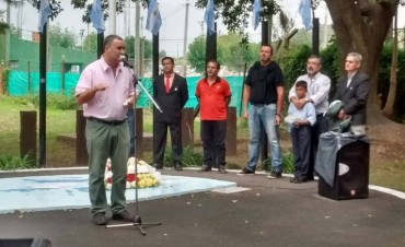 Malvinas Argentinas los ramallenses recordaron a los veteranos y caídos en la guerra 