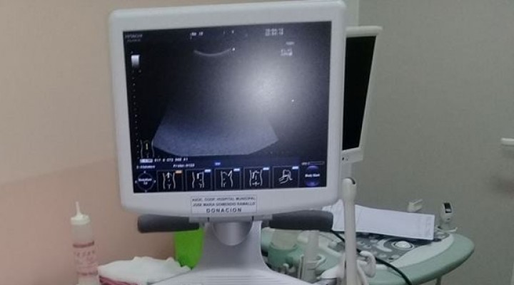 La cooperadora del hospital compró un ecógrafo