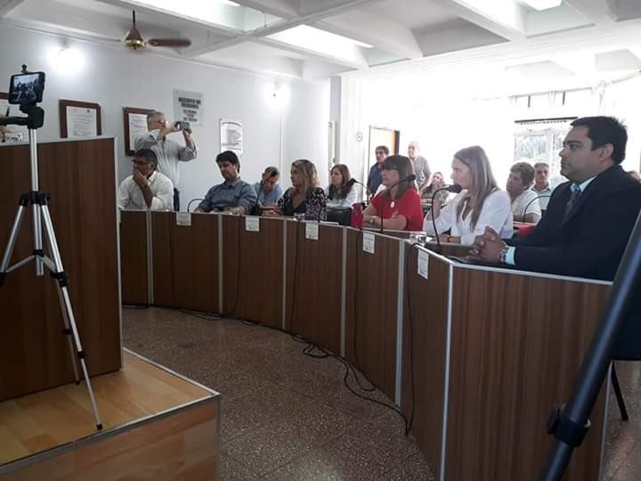 Los concejales y una sesión marcada por la diversidad de temas