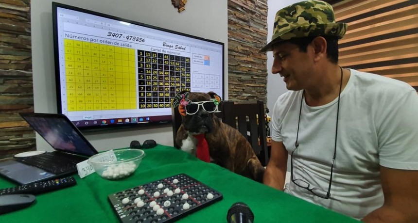 Sergio Butara y su equipo cada noche suman entretenimiento y diversión con Bingo Salud