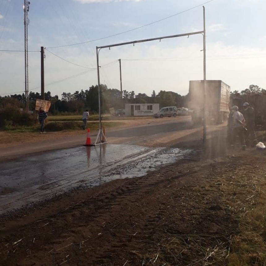 Nuevo arco de sanitización de vehículos