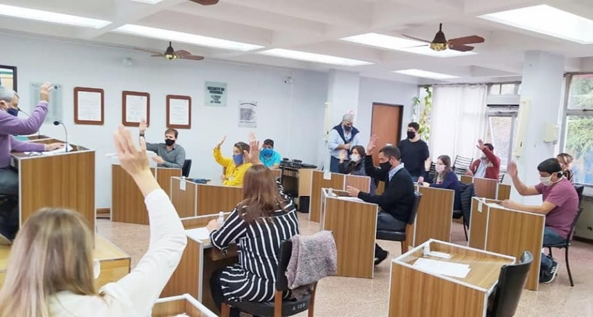 El concejo sesionó de manera presencial