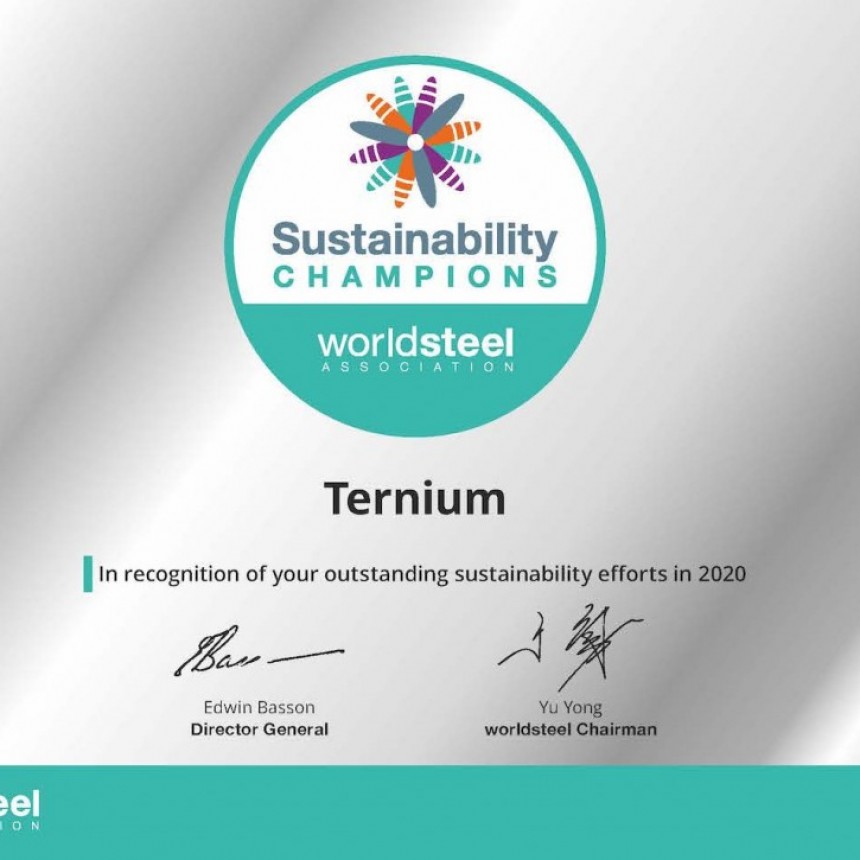 Ternium nuevamente distinguido por la Sustentabilidad