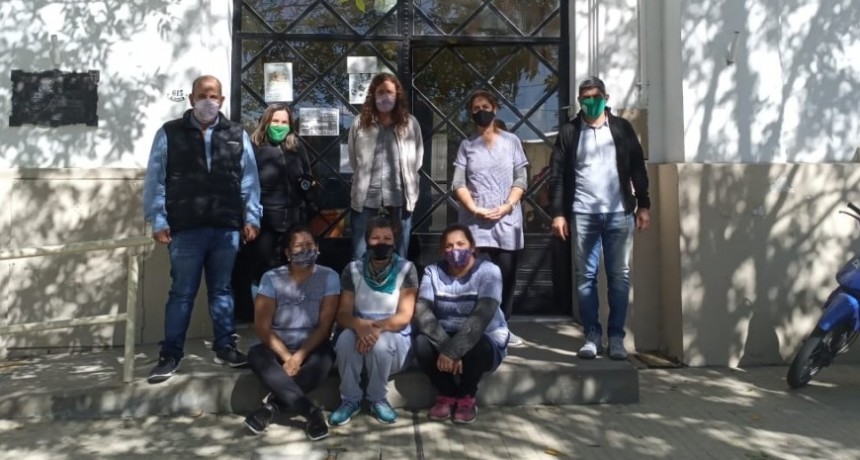 Visita del secretario General de ATE Provincia