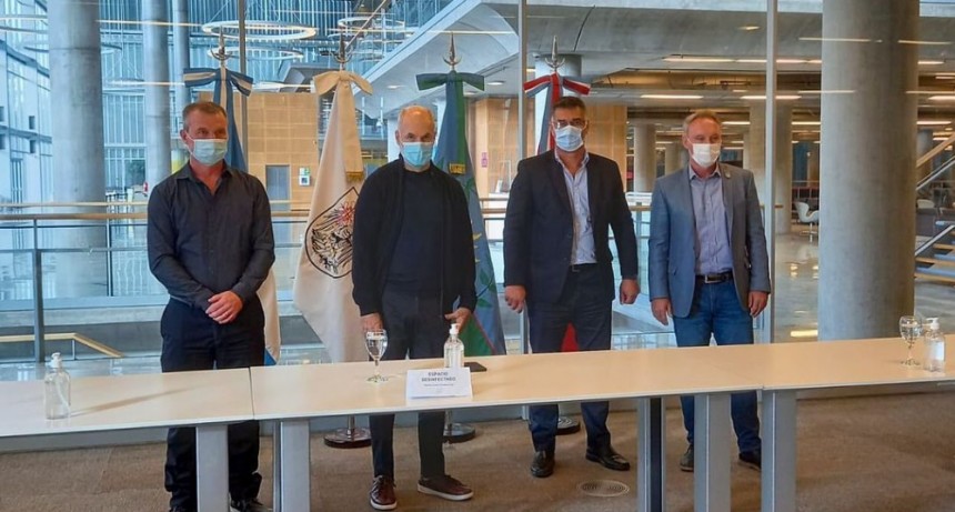 El intendente Perié firmó un Convenio Marco de Colaboración Recíproca con el Jefe de Gobierno porteño