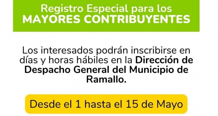 REGISTRO ESPECIAL PARA LOS MAYORES CONTRIBUYENTES