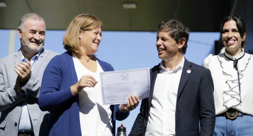 Kicillof y Poletti inauguraron el primer centro universitario de Ramallo