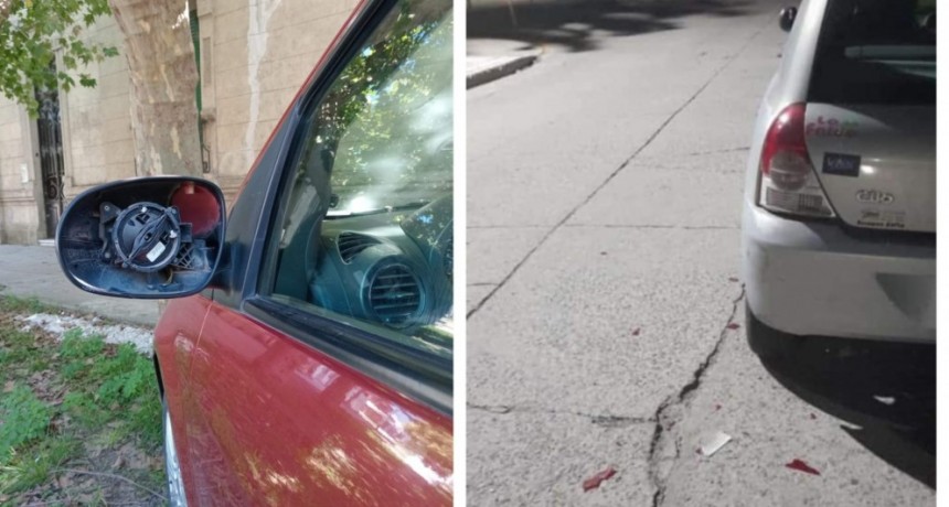 Malestar en la comunidad: dañan vehículos y 