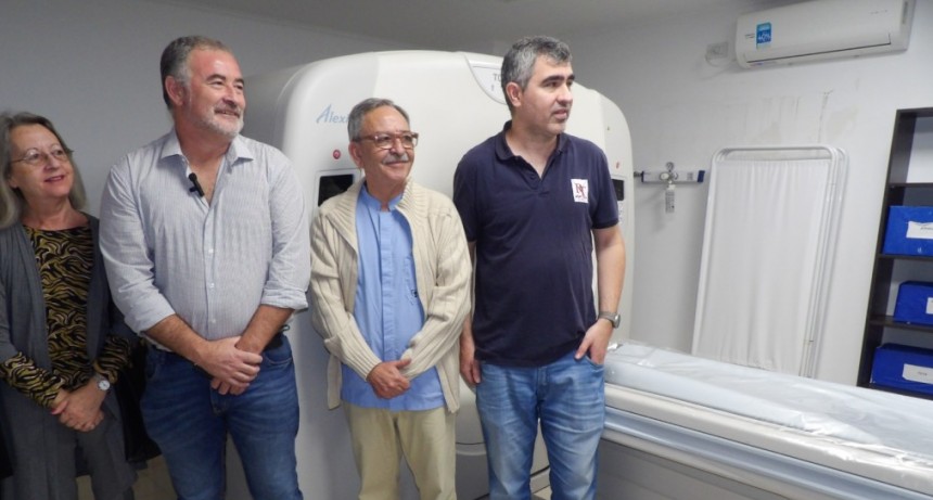 El intendente Mauro Poletti anunció que el tomógrafo del hospital José María Gomendio vuelve a funcionar