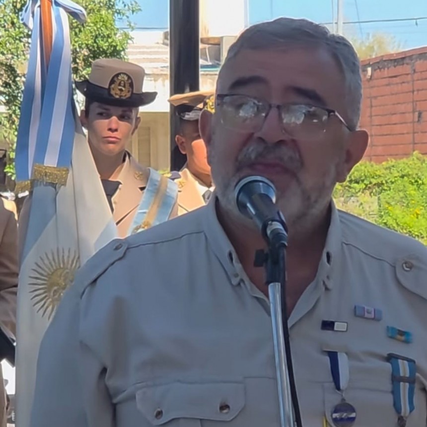  Ramallo conmemoró el 43° aniversario del desembarco en Malvinas con un emotivo acto