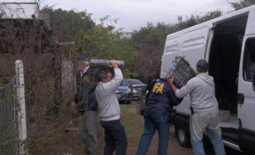 Incautaron cuatro toneladas de marihuana en un rancho de  “El Tonelero”