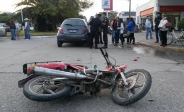 Ramallo: Accidente en Yrigoyen y San Martín