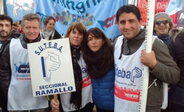 SUTEBA Ramallo presente en La Plata