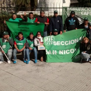 ATE protestó frente al Ministerio de Economía  