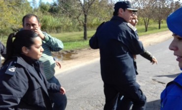 Fuerte discusión entre los vecinos y los funcionarios