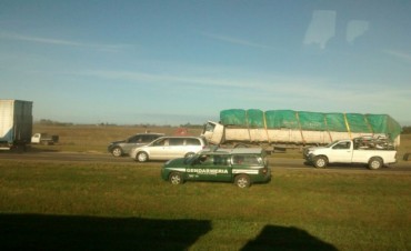 Fuerte accidente en autopista