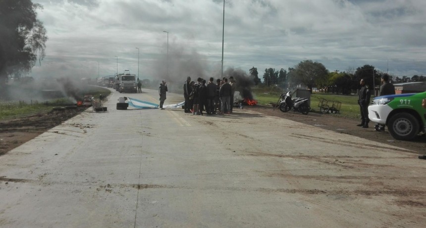 Protesta en Villa General Savio