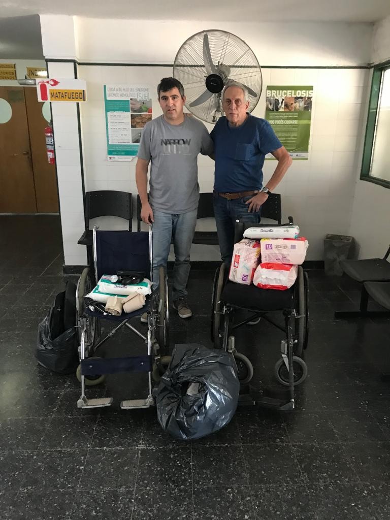 Traverso realizó donaciones al sistema de salud municipal