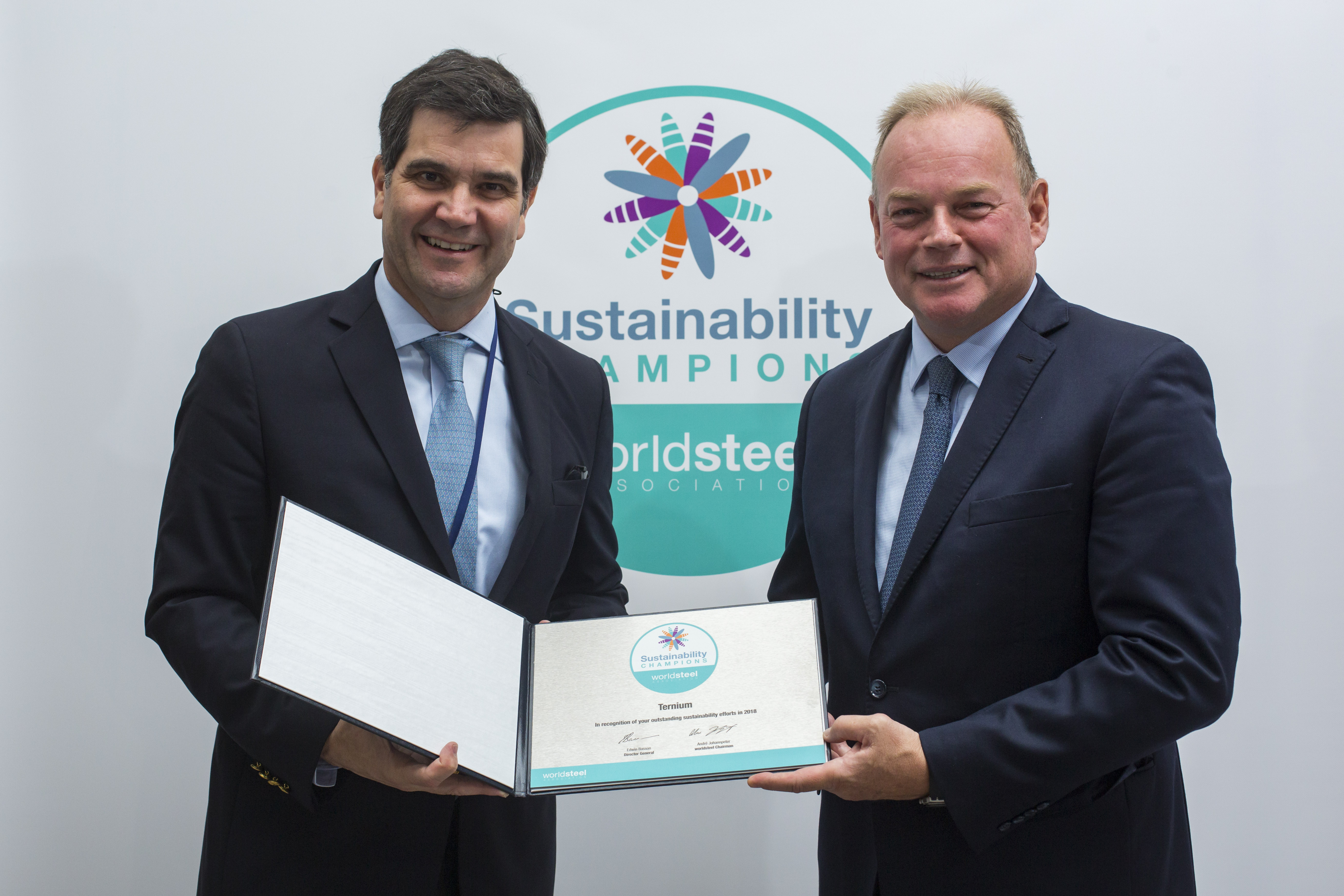 Ternium es reconocida como Campeón de la Sustentabilidad del Acero 2018