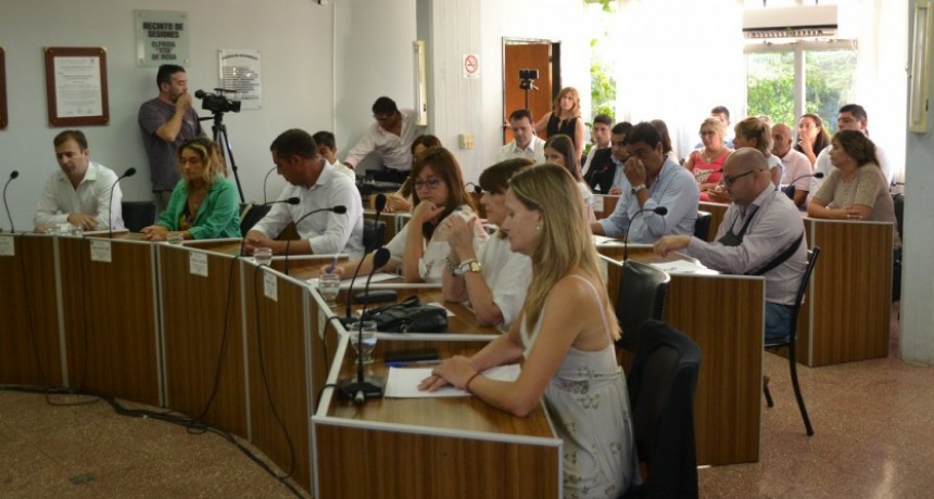 Notas y proyectos que serán tratados en el Concejo Deliberante