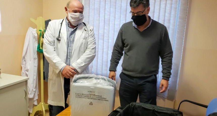 El Intendente Municipal Gustavo Perié Gestionó un Ecógrafo Portátil para el Hospital José María Gomendio de la Ciudad de Ramallo 
