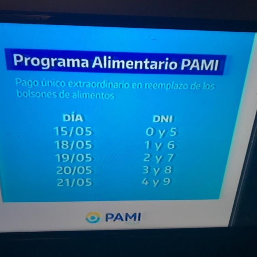 PAMI informa