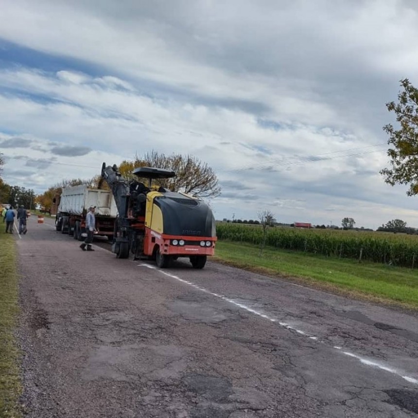 Comenzó la obra de repavimentación del ingreso Maiztegui